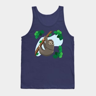 Smiley Sloth Tank Top